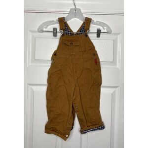Oshkosh B'Gosh Baby Overalls Brown Tool Embroidered‎ 18M